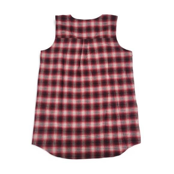 Hayden Los Angeles Plaid Lace-Up Sleeveless‎ Tank Top Women’s L Western Y2K - Picture 2 of 4